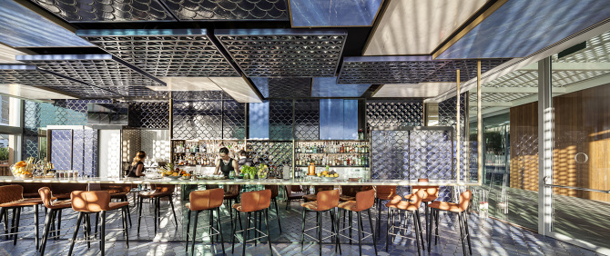 Bluewave cocktail bar el equipo creativo interior design ...